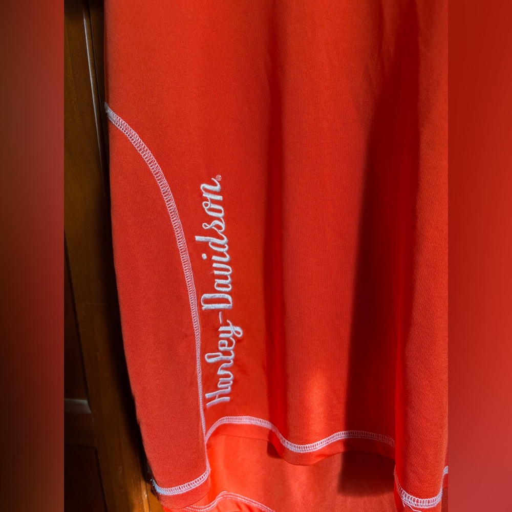 Harley-Davidson Bold Orange Tee with White Details #1445 - Picture 4 of 8
